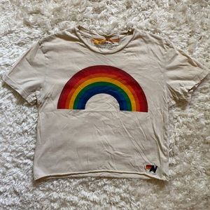 Aviator Nation Big Rainbow Boyfriend Tee